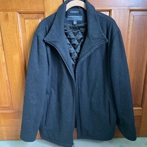 Perry Ellis Portfolio Wool Blend Coat